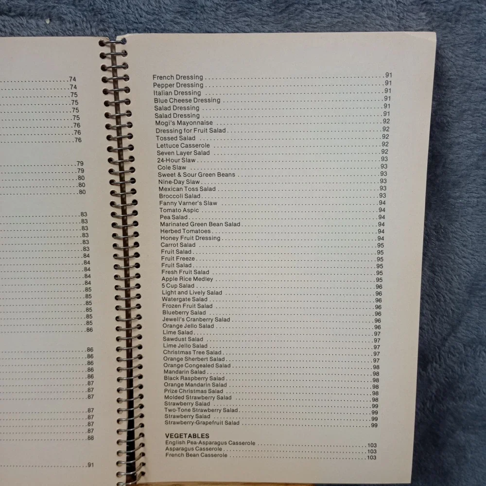Jamestown Presbyterian Church Cookbook‎ Jamestown, NC 1981 Spiral Recipe Book